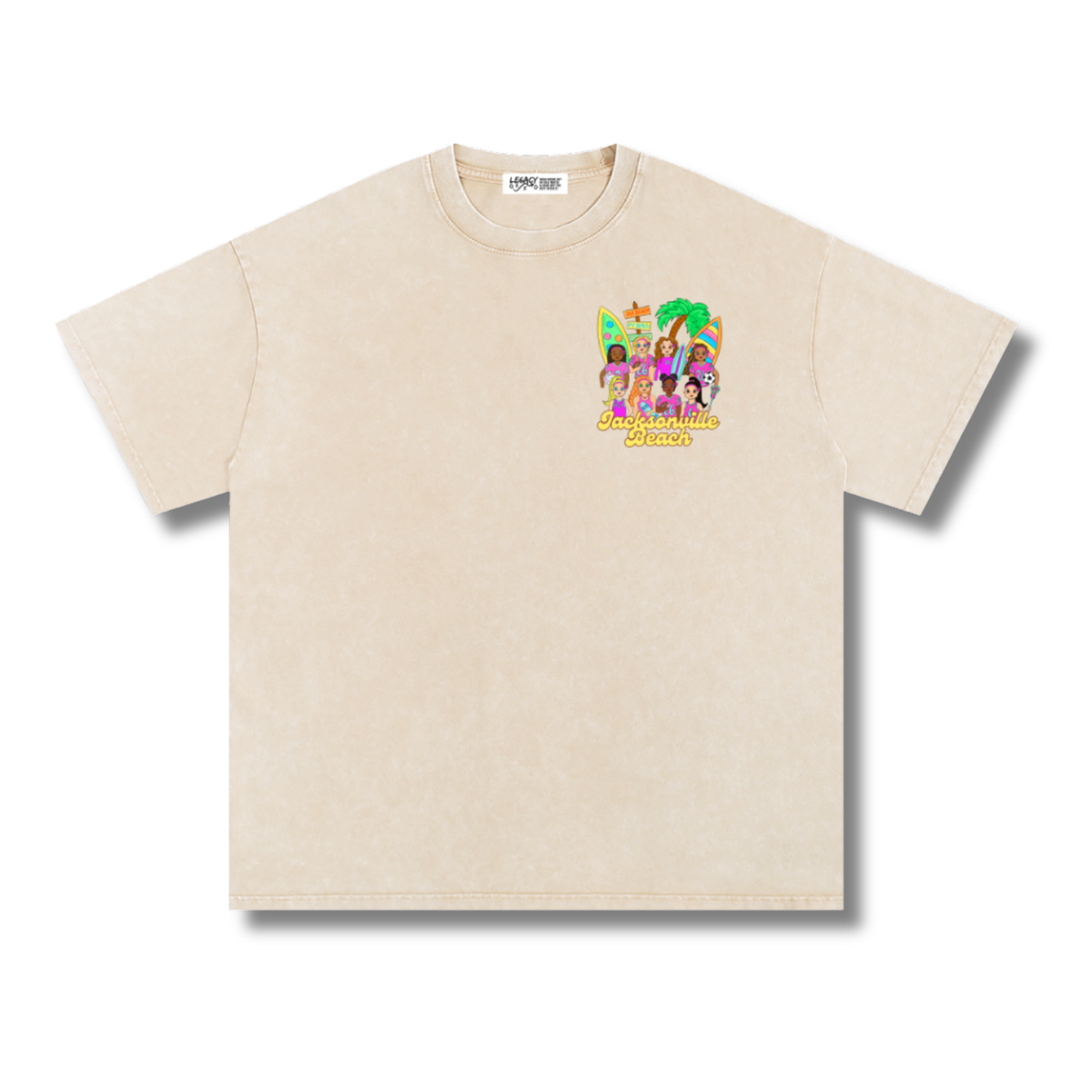 Catch Waves & Chase Goals T-Shirt (Oat)