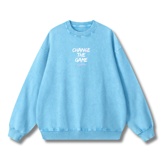 CHAN6E The Game Crewneck Sweatshirt (Blue)