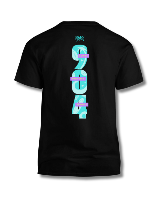 904 Loves Women's Sports T-Shirt (Black)