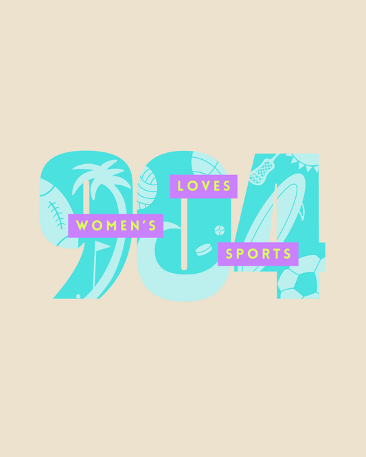 904 Loves Women's Sports T-Shirt (Tan)