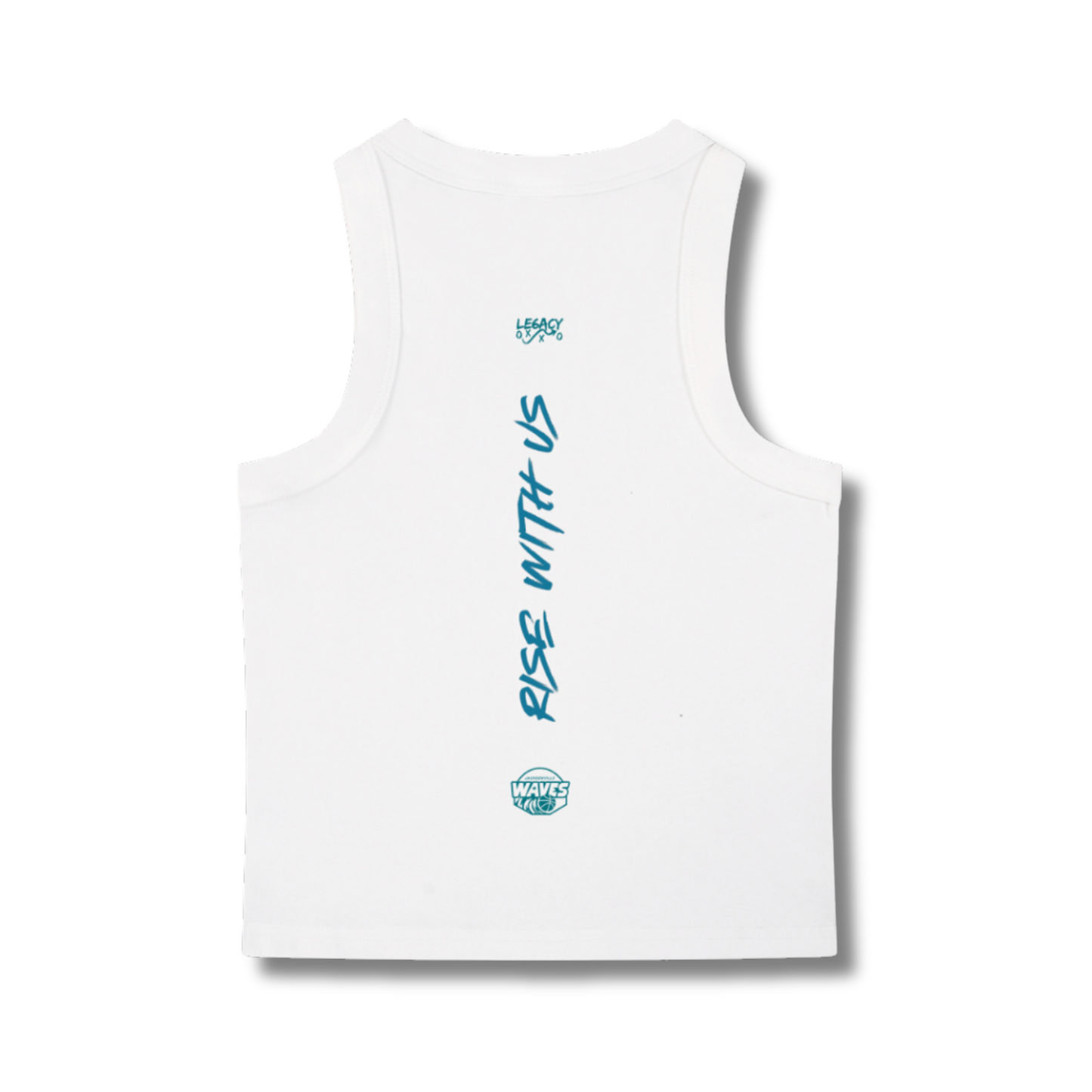 Rising Tide Tank Top (White)