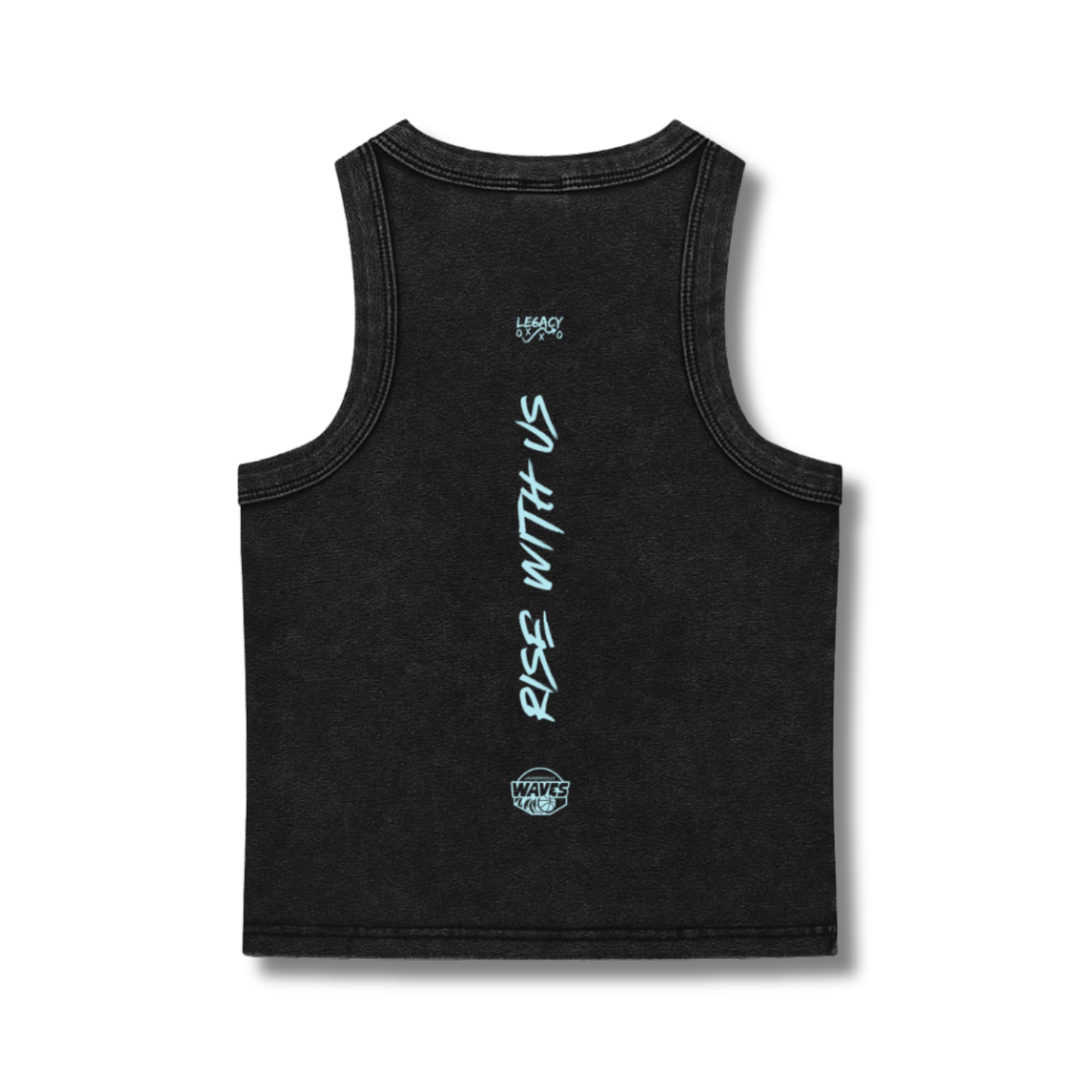 Rising Tide Tank Top (Black)