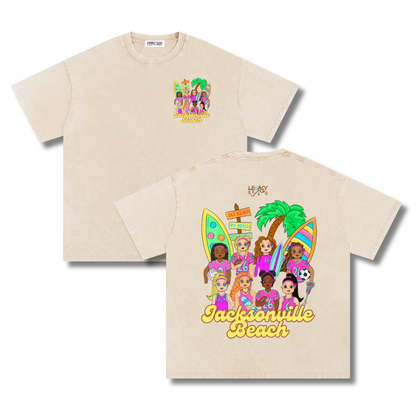 Catch Waves & Chase Goals T-Shirt (Oat)