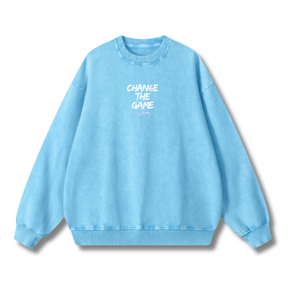 CHAN6E The Game Crewneck Sweatshirt (Blue)