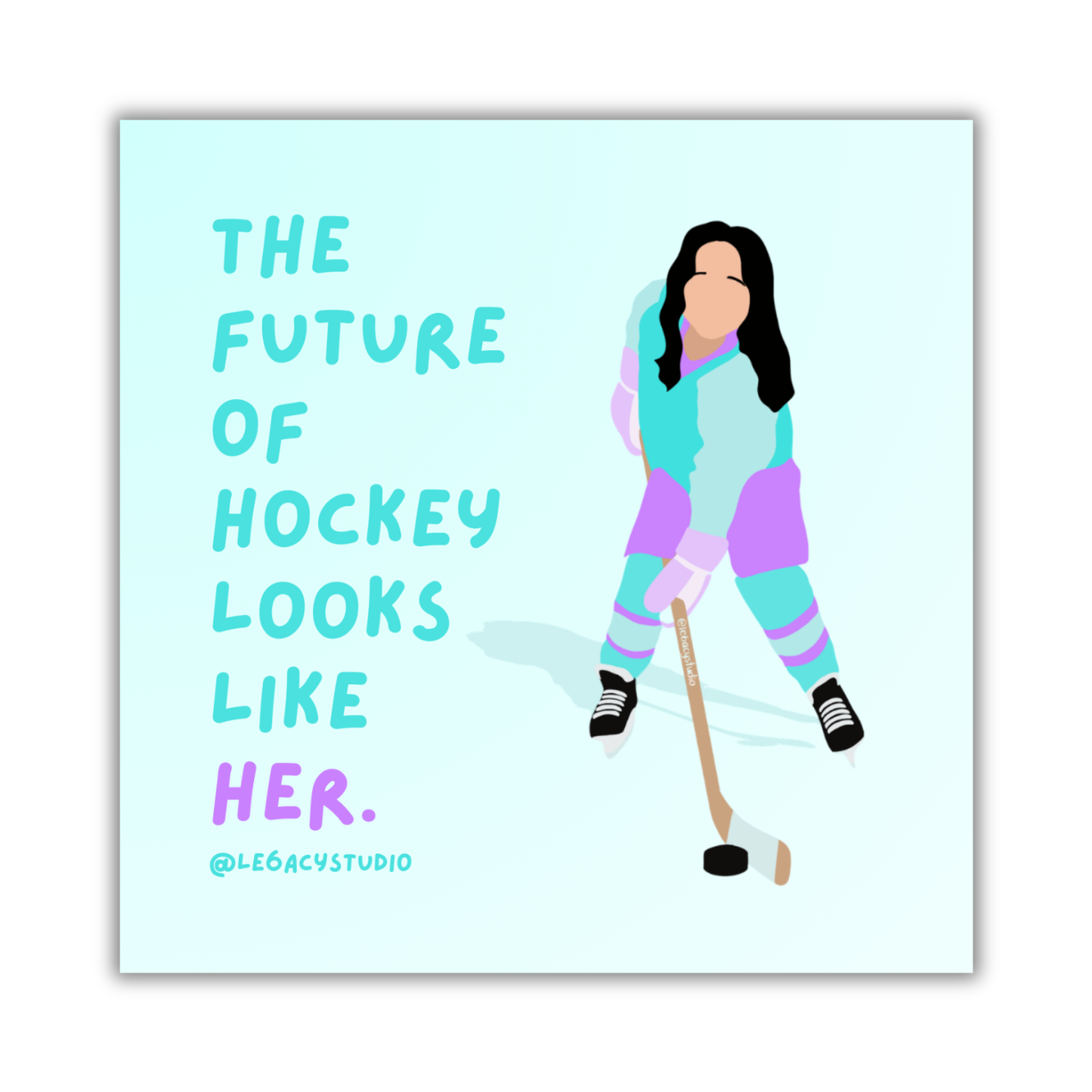 The Future of Hockey Looks Like Her Sticker