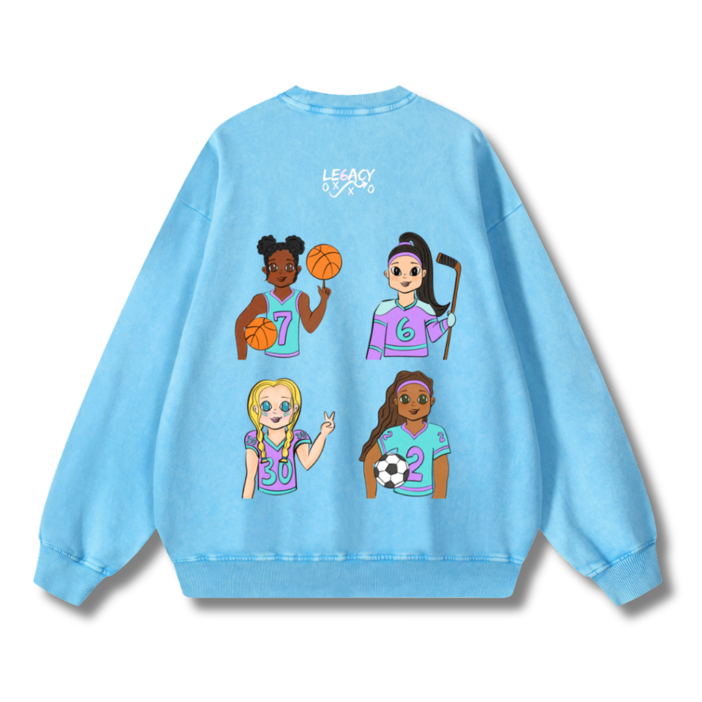 CHAN6E The Game Crewneck Sweatshirt (Blue)
