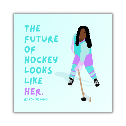 The Future of Hockey Looks Like Her Sticker