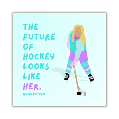 The Future of Hockey Looks Like Her Sticker