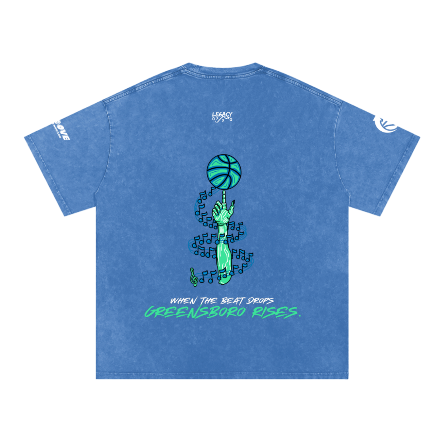 Move Like Music Tee (Blue)