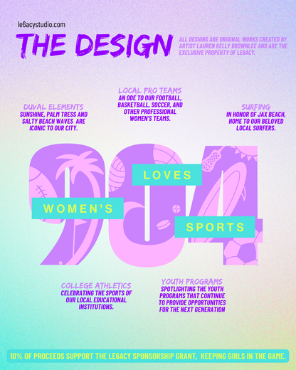 904 Loves Women's Sports Sticker