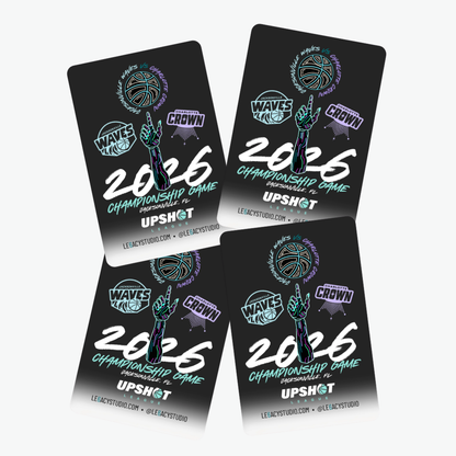 4 Championship Stickers