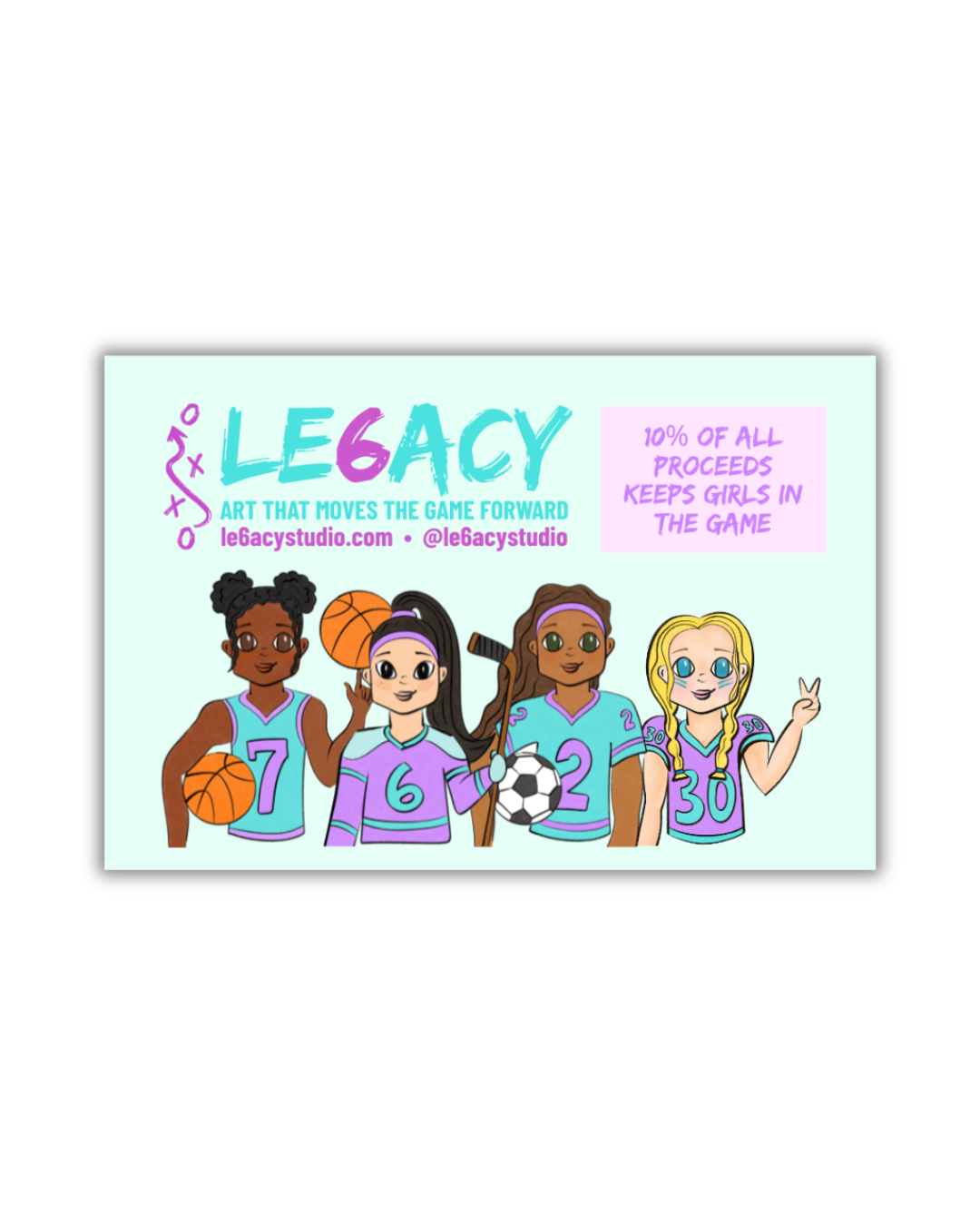 LE6ACY Sponsorship Grant Sticker