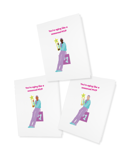 Birthday Card - Aging Like a Seasoned MVP