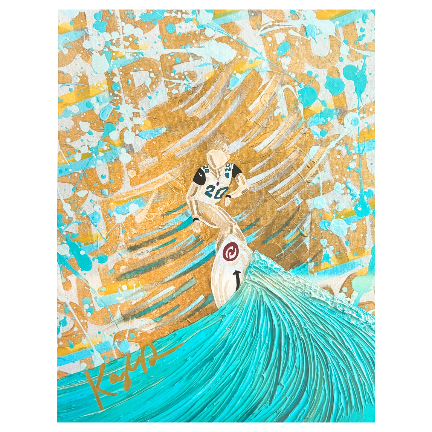 Autographed Print - Kayla Durden "Teal Tide Rising"