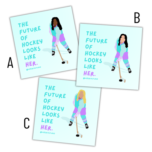 The Future of Hockey Looks Like Her Sticker